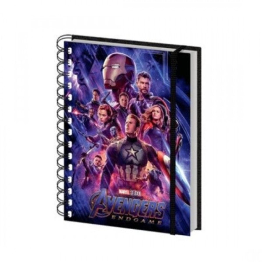 Popculture Marvel | Marvel Avengers: Endgame Characters A5 Spiral Notebook