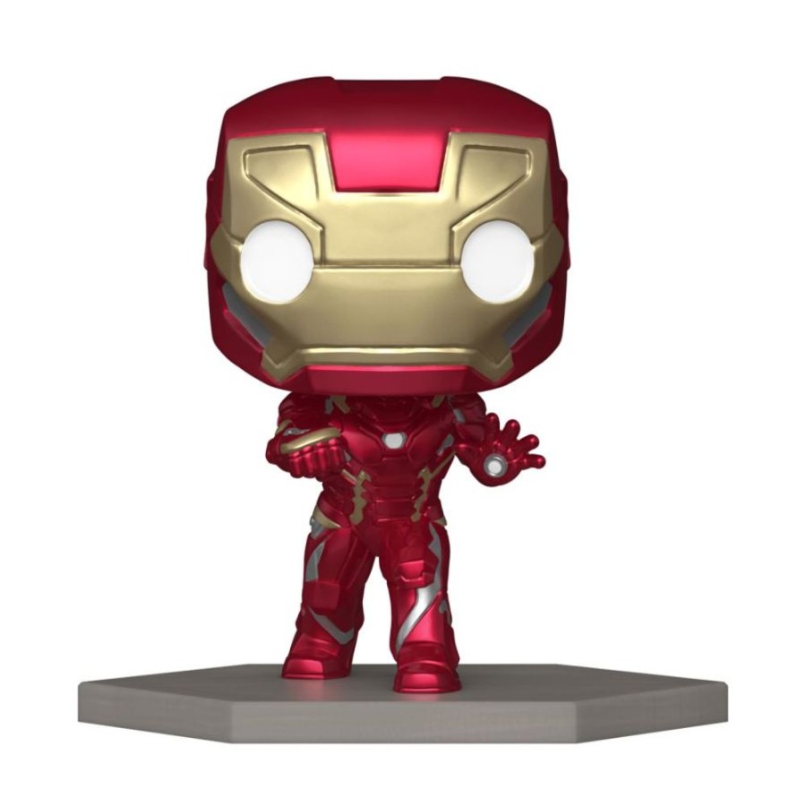 Popculture Funko | Captain America 3: Civil War - Iron Man Build-A-Scene Pop! Vinyl [Rs]