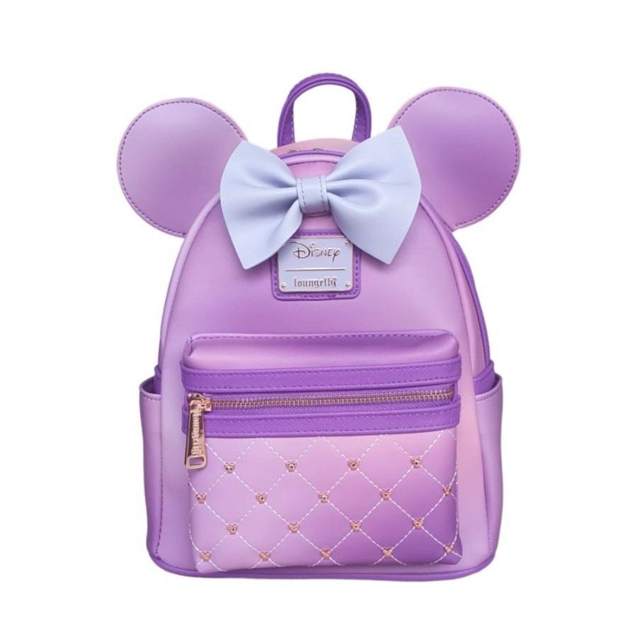 Fashion Loungefly | Disney - Minnie Mouse Pink Quilted Mini Backpack [Rs]