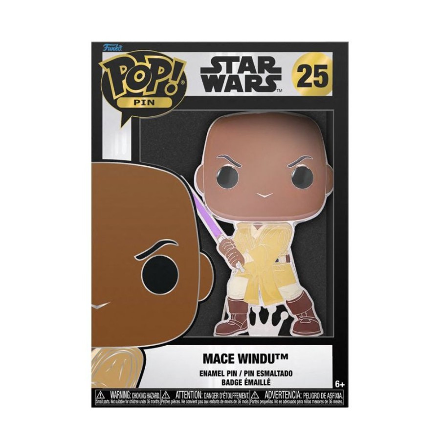 Popculture Funko | Star Wars - Mace Windu 4" Pop! Enamel Pin