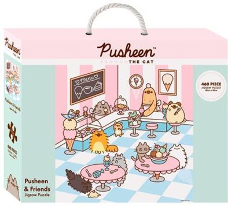 Games & Puzzles Minecraft | Pusheen 460Pc Jigsaw Puzzle - Pusheen And Friends