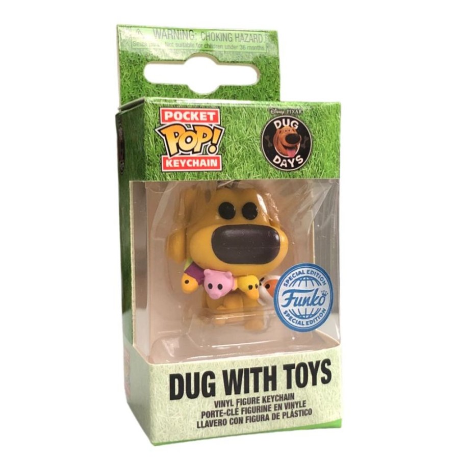 Fashion Funko | Up - Dug With Toys Pop! Keychain [Rs]