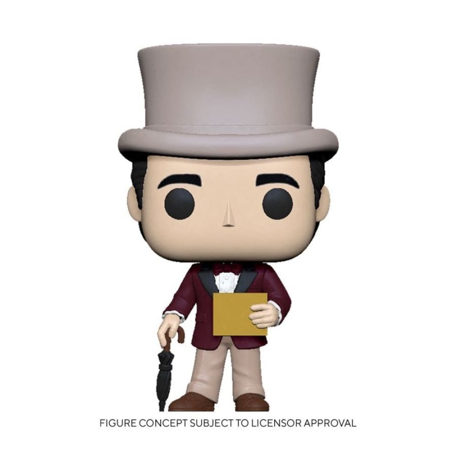 Popculture Funko | The Office - Michael With Golden Ticket Us Exclusive Pop! Vinyl [Rs]