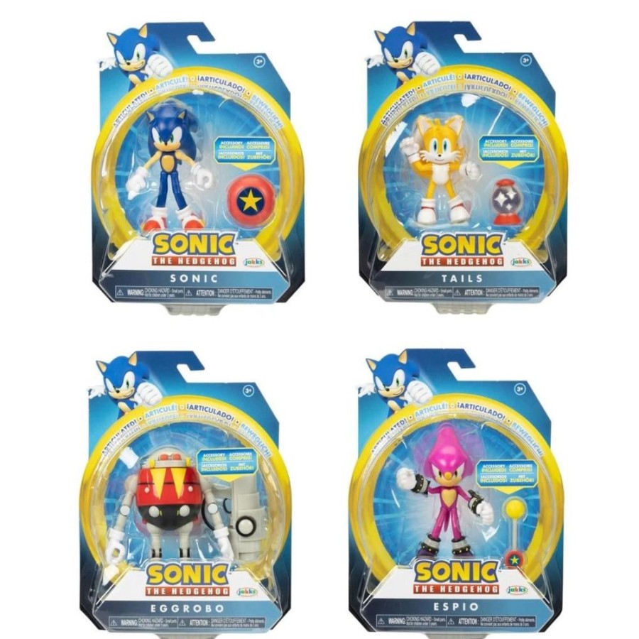 Toys Sonic The Hedgehog | Sonic The Hedgehog - 4" Articulated Figures Wave 9