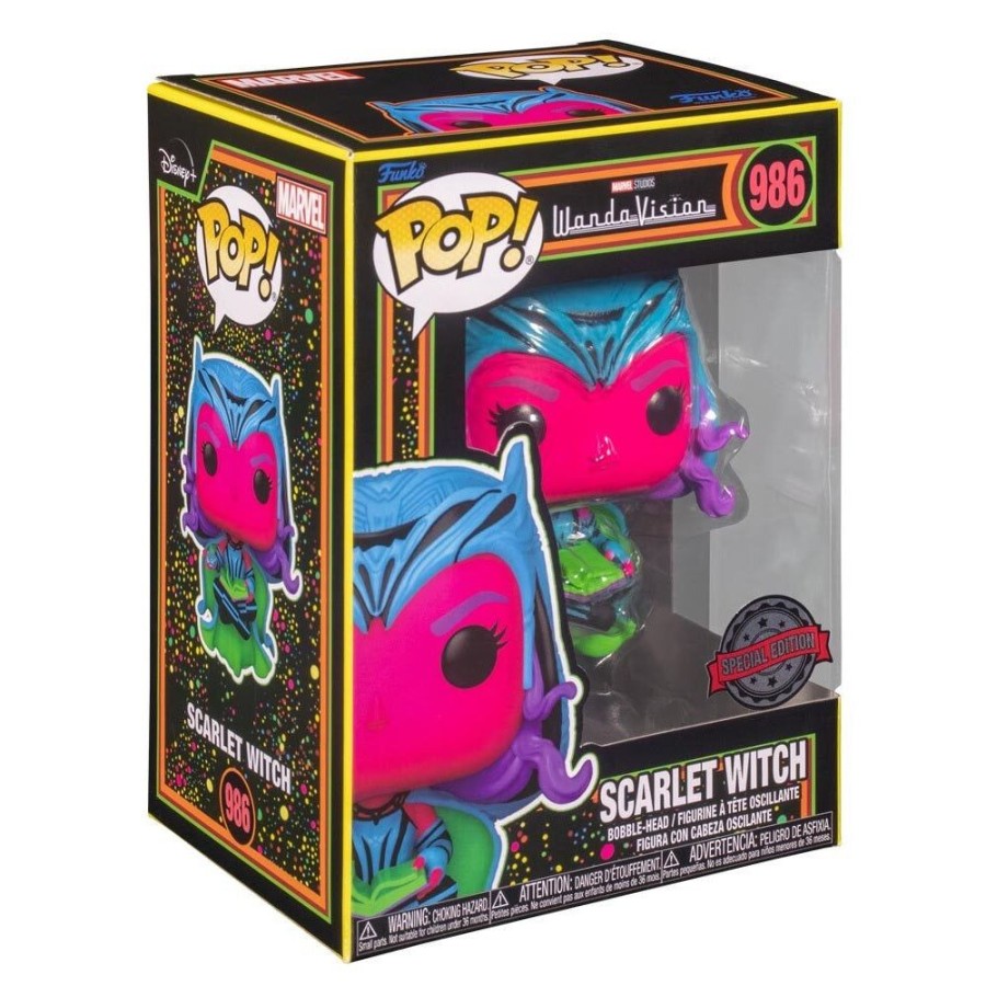 Popculture Funko | Wandavision - Scarlet Witch Black Light Pop! Vinyl [Rs]