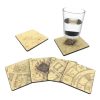 Popculture Harry Potter | Harry Potter - Marauders Map Cold Reveal Coasters - Pack Of 4