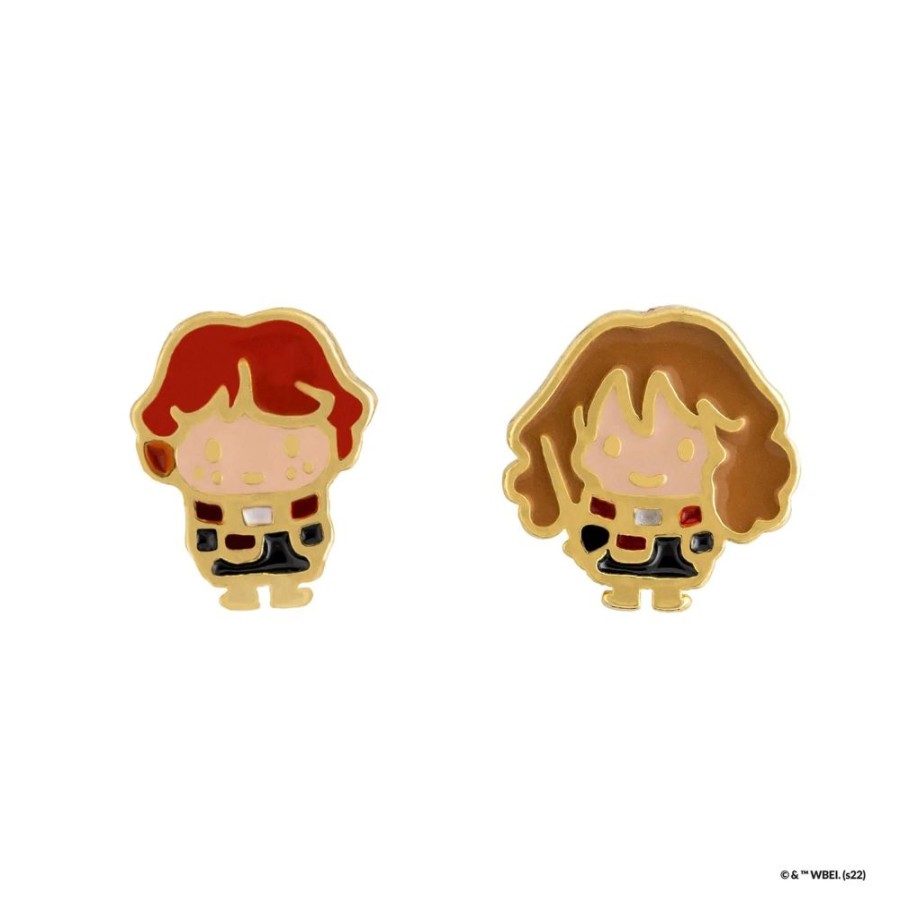 Popculture Harry Potter | Harry Potter Earring Epoxy Ron & Hermione