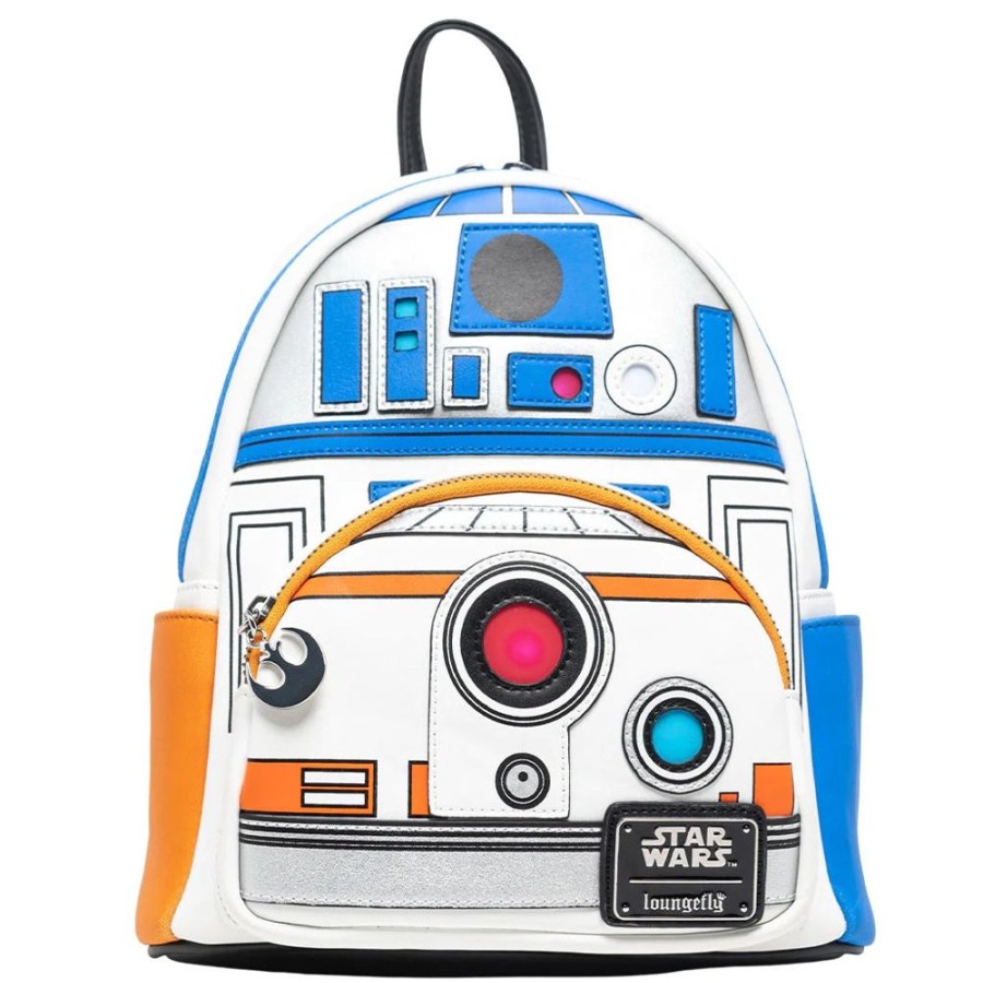 Popculture Loungefly | Star Wars - R2-D2 & Bb-8 Light Up Cosplay Mini Backpack