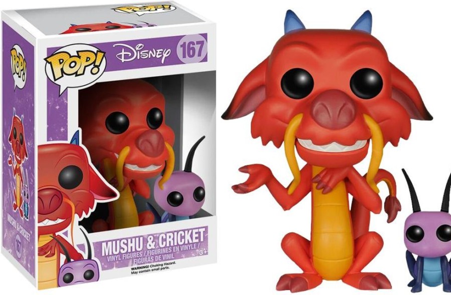 Popculture Funko | Mulan - Mushu & Cricket Pop! Vinyl