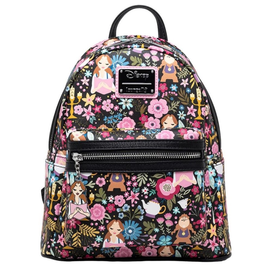 Loungefly Loungefly | Beauty And The Beast - Belle Floral Mini Backpack