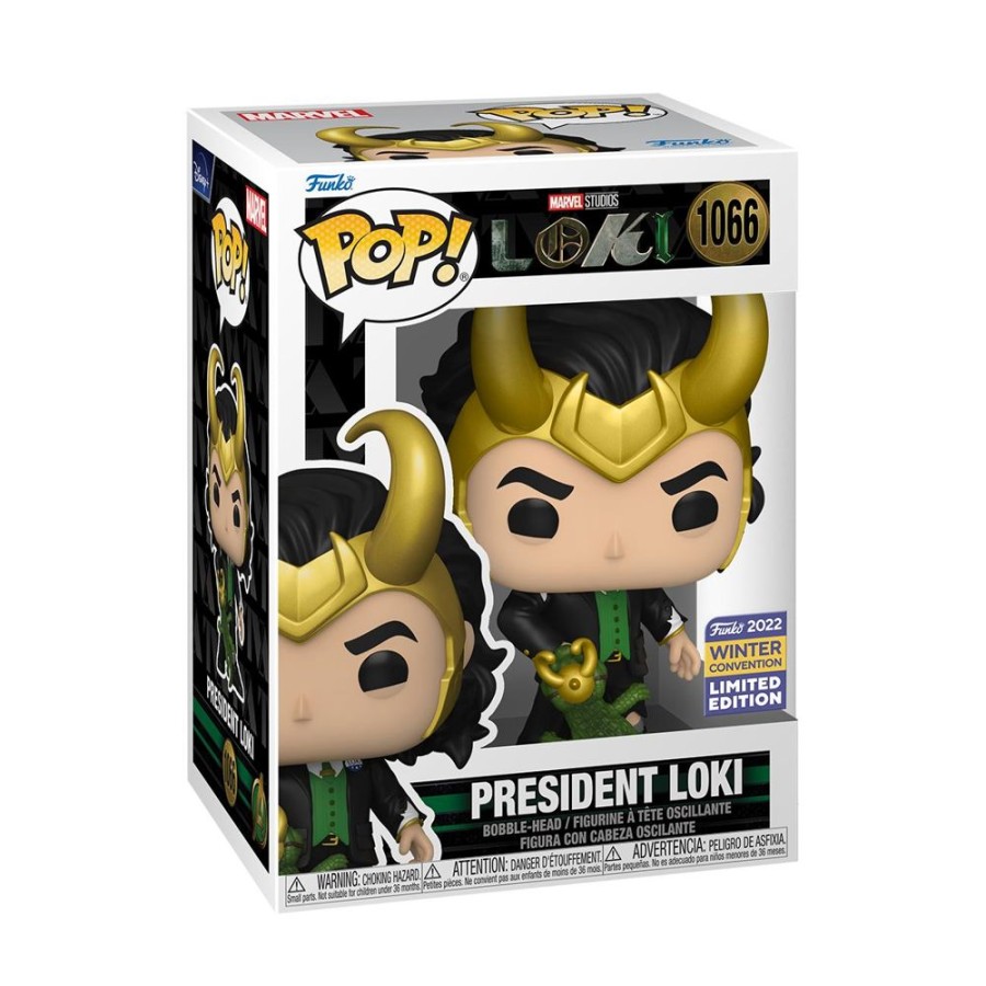 Popculture Funko | Loki (Tv) - President Loki Bitten Pop! Vinyl Winter Con 2022 Bc22 [Rs]