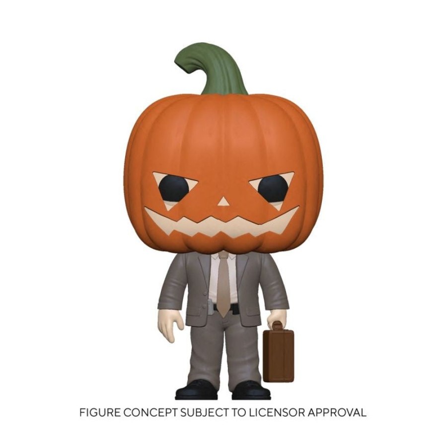 Popculture Funko | The Office - Dwight With Pumpkinhead Pop! Vinyl