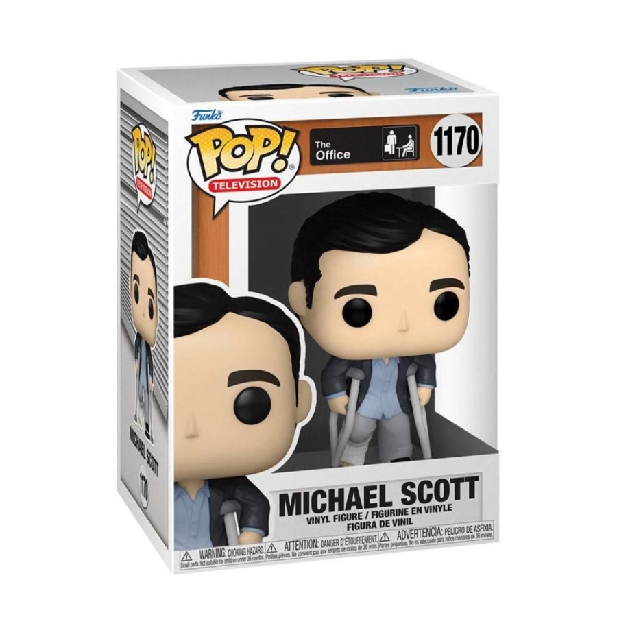 Popculture Funko | The Office - Michael With Crutches Pop! Vinyl