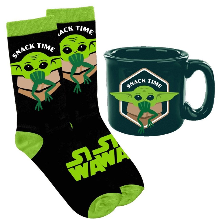 Food & Drinks Star Wars | Star Wars: The Mandalorian - The Child Mug And Sock Gift Pack