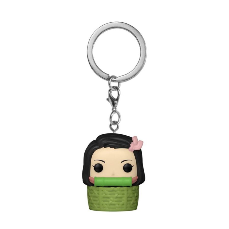 Fashion Funko | Demon Slayer - Nezuko In Basket Pop! Keychain [Rs]