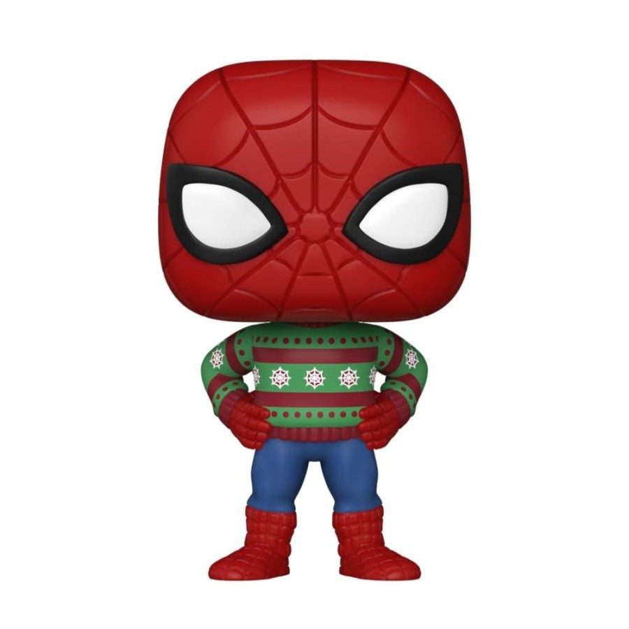 Popculture Funko | Marvel Comics - Spider-Man Holiday Sweater Pop! Vinyl