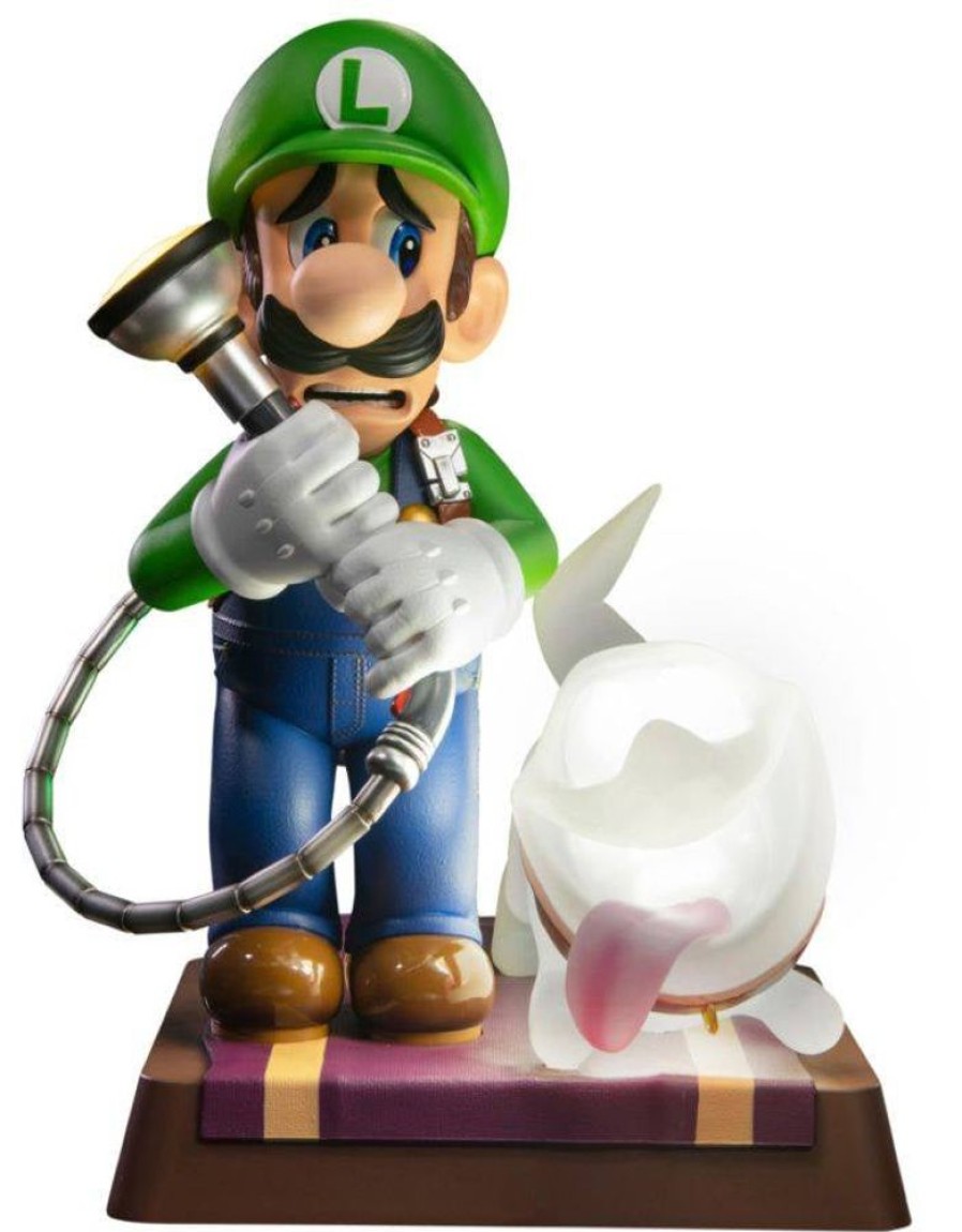 Popculture First 4 Figures | Luigi'S Mansion 3 - Luigi 9" Pvc Statue Collector'S Edition