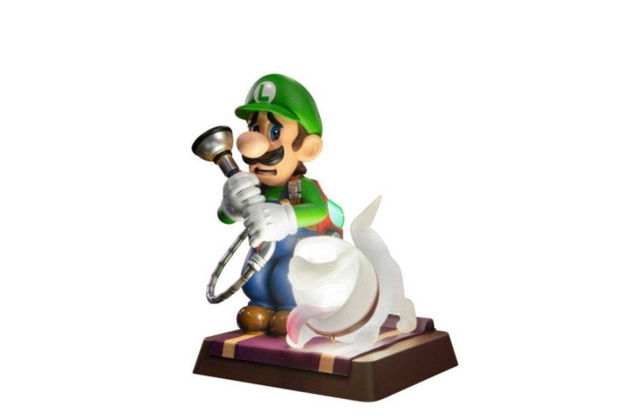 Popculture First 4 Figures | Luigi'S Mansion 3 - Luigi 9" Pvc Statue Collector'S Edition