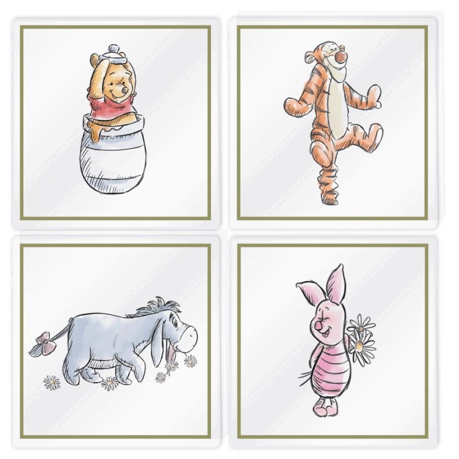 Popculture Disney | Set Of 4 Disney Winnie The Pooh Coasters