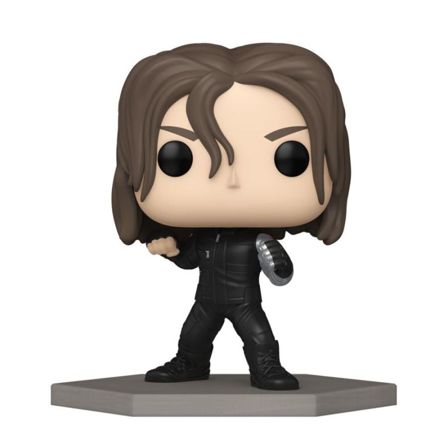 Popculture Funko | Captain America 3: Civil War - Bucky Barnes Build-A-Scene Pop! Vinyl [Rs]