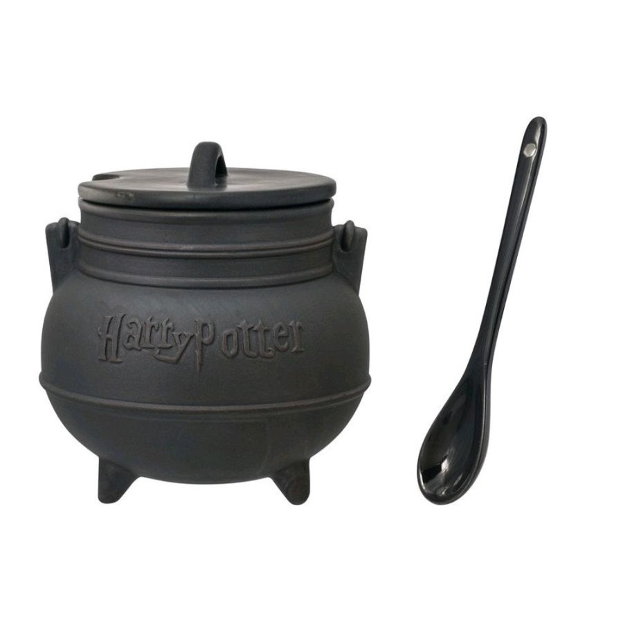 Popculture Ikon Collectables | Harry Potter - Cauldron Soup Mug With Lid And Spoon