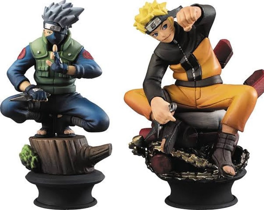 Anime Naruto | Naruto Shippuden - Chess Piece Collection - Naruto & Kakashi Set