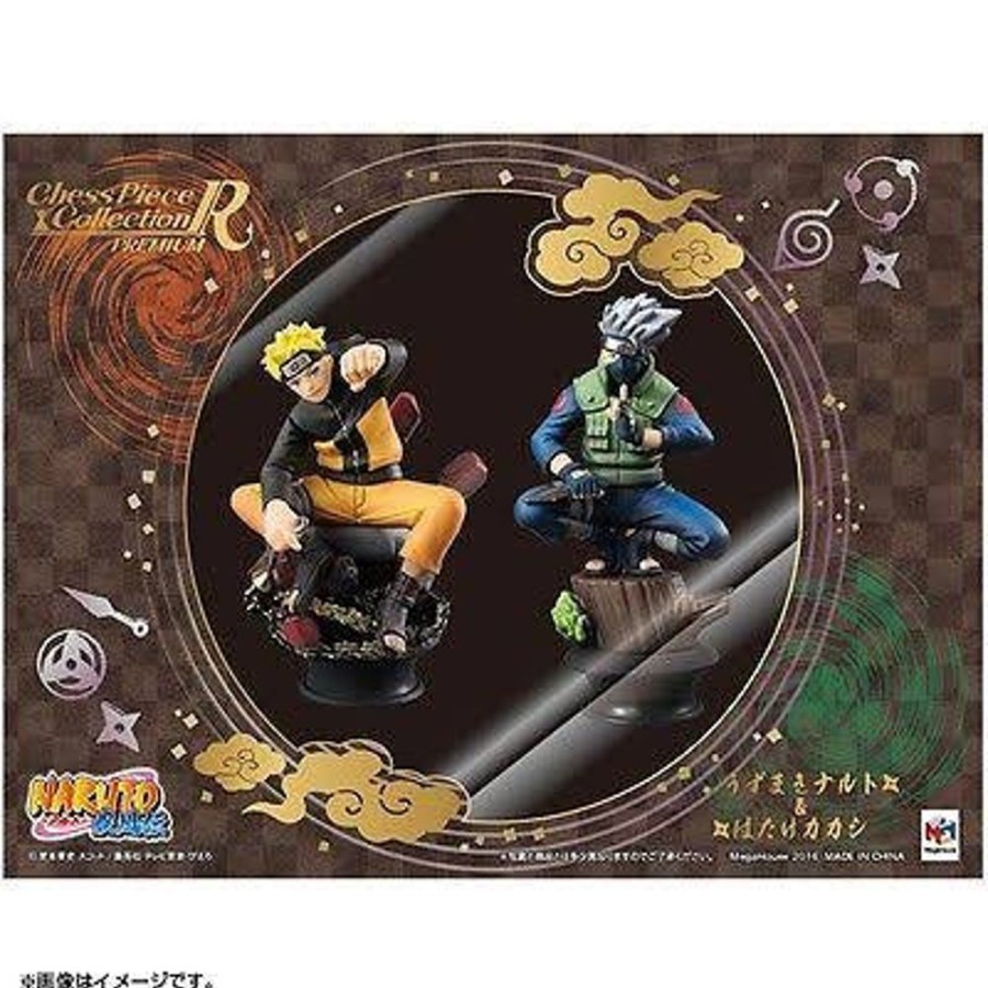 Anime Naruto | Naruto Shippuden - Chess Piece Collection - Naruto & Kakashi Set