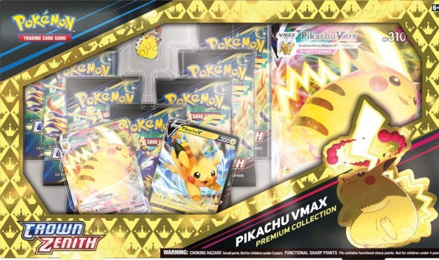 Games & Puzzles Pokemon | Pokemon Tcg: Crown Zenith Premium Collection - Pikachu Vmax