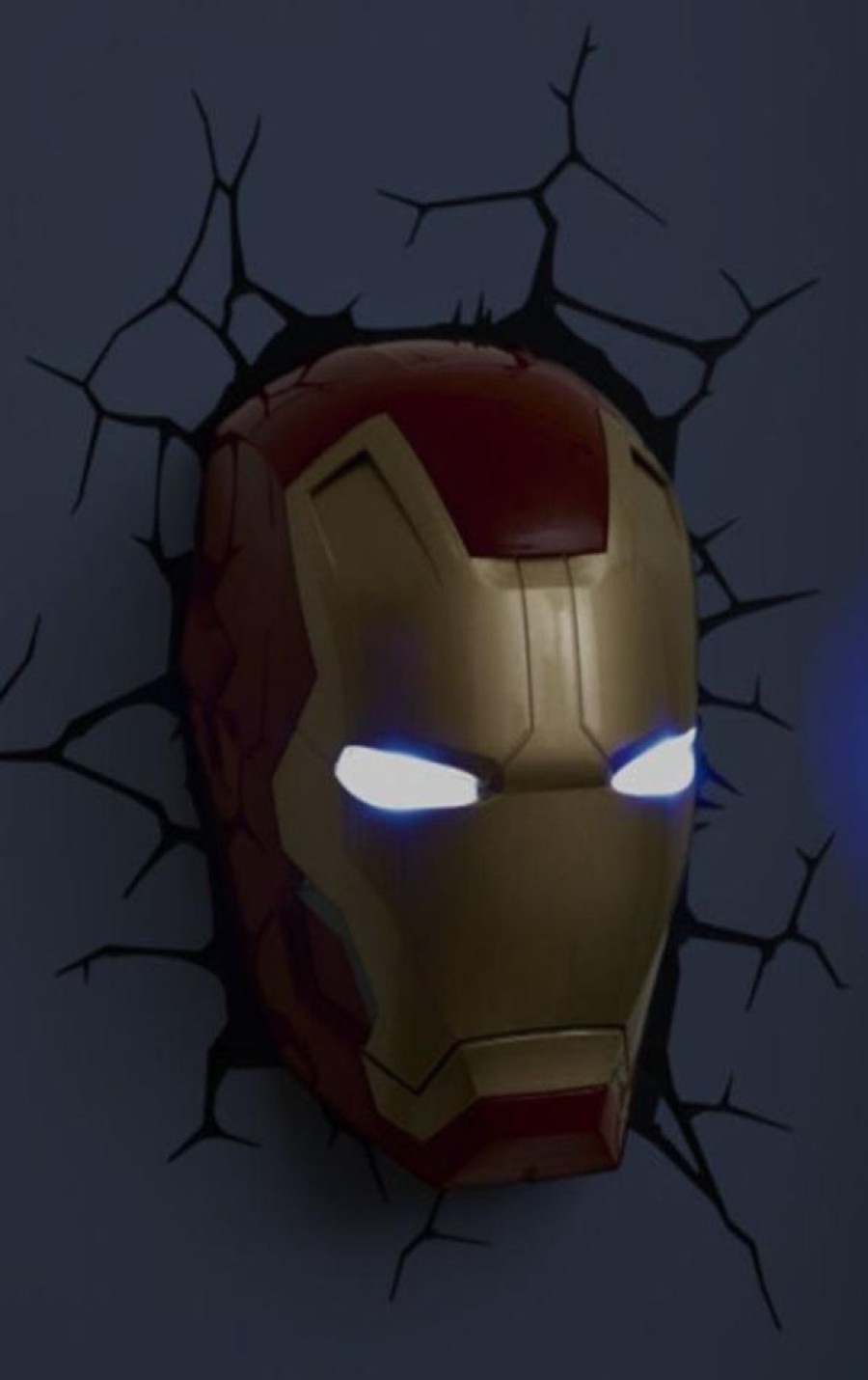 Popculture Marvel | Marvel Avengers Iron Man Head 3Dfx Wall Night Light