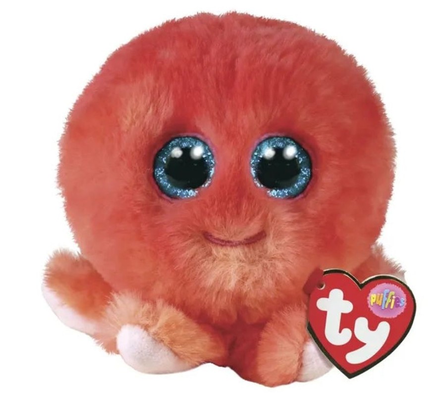 Toys Ty Beanie Boos | Ty Puffies Sheldon Octopus