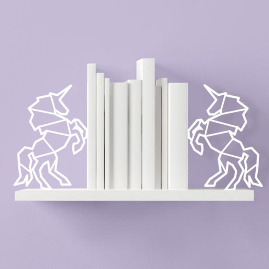 Stationery Mustard | Unicorn Bookends