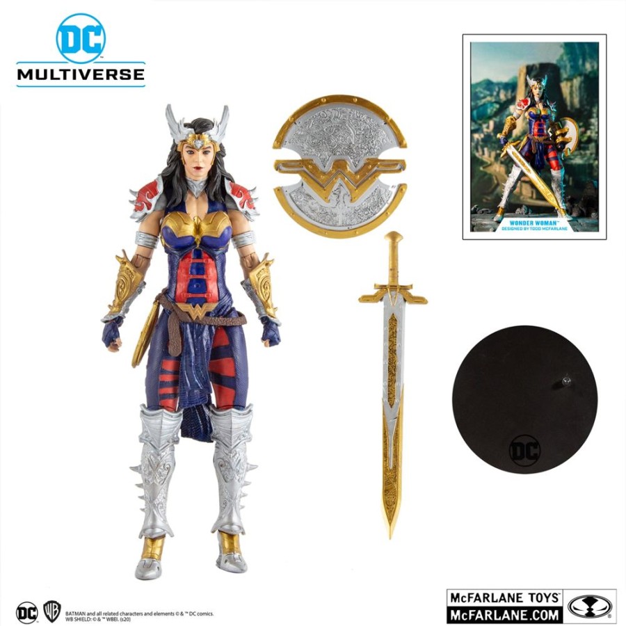 Toys McFarlane Toys | Dc Multiverse - 7" Wonder Woman Designed By Todd Mcfarlane (Gold Label)