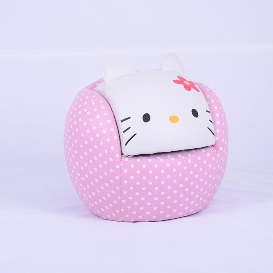 Anime Hollywood Interiors | Hello Kitty Chair With Ottoman (Hld/Hk03)