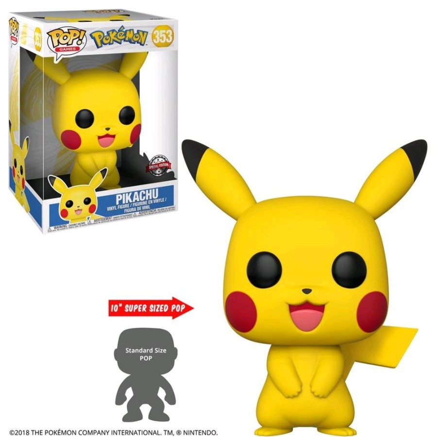 Anime Funko | Pokemon - Pikachu Us Exclusive 10" Pop! Vinyl [Rs]