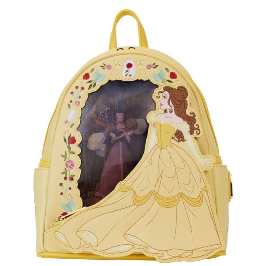 Loungefly Loungefly | Beauty And The Beast - Belle Lenticular Mini Backpack