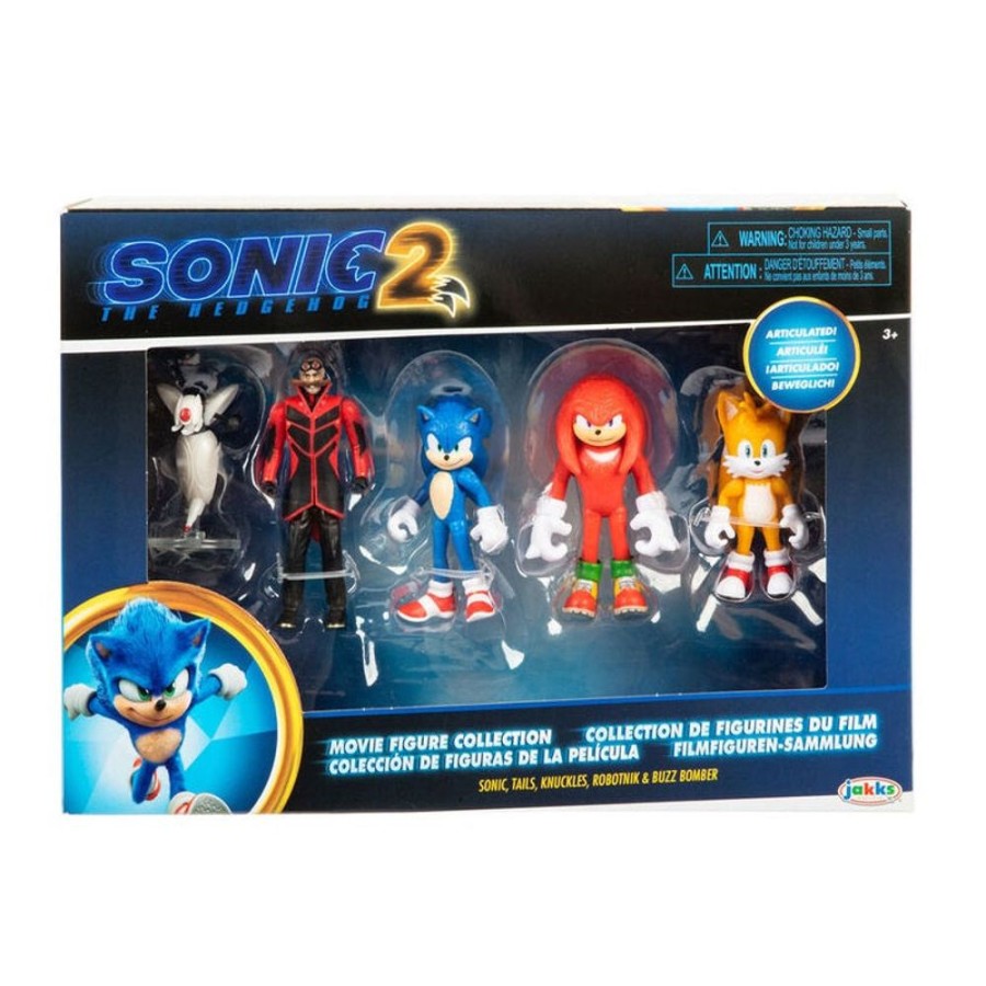 Toys Sonic The Hedgehog | Sonic The Hedgehog 2 (Movie) - 2.5" Figures Pack Of 5