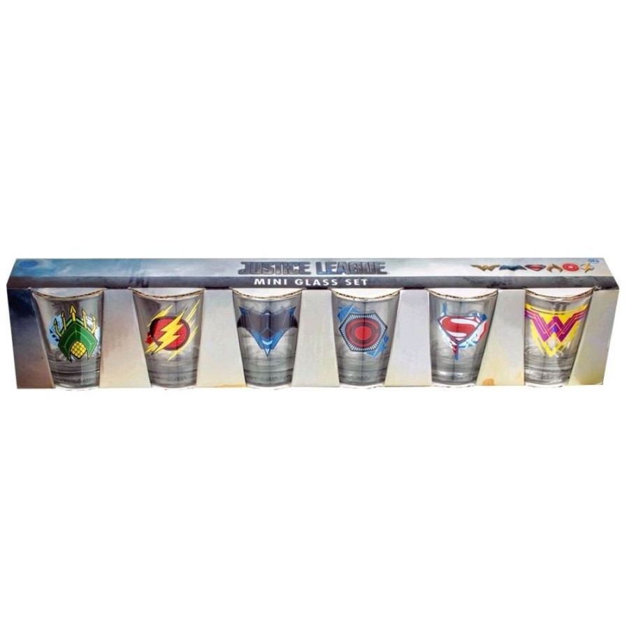 Popculture Ikon Collectables | Justice League Movie - Full Team Shot Glass Set Of 6