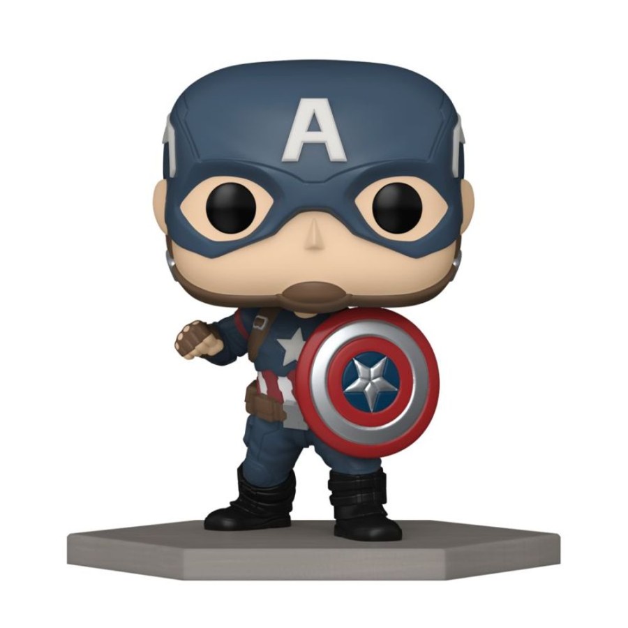 Popculture Funko | Captain America 3: Civil War - Captain America Build-A-Scene Pop! Vinyl [Rs]