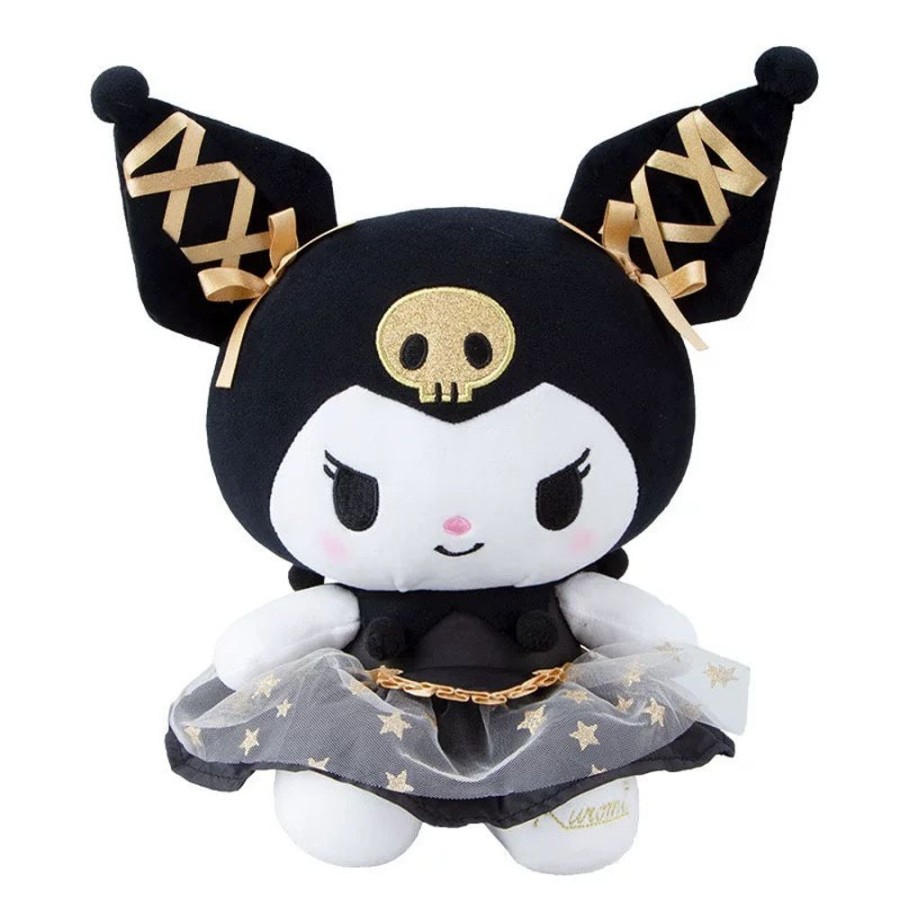 Anime Hello Kitty | Sanrio - Devil Kuromi 9" Plush (Black & Gold)