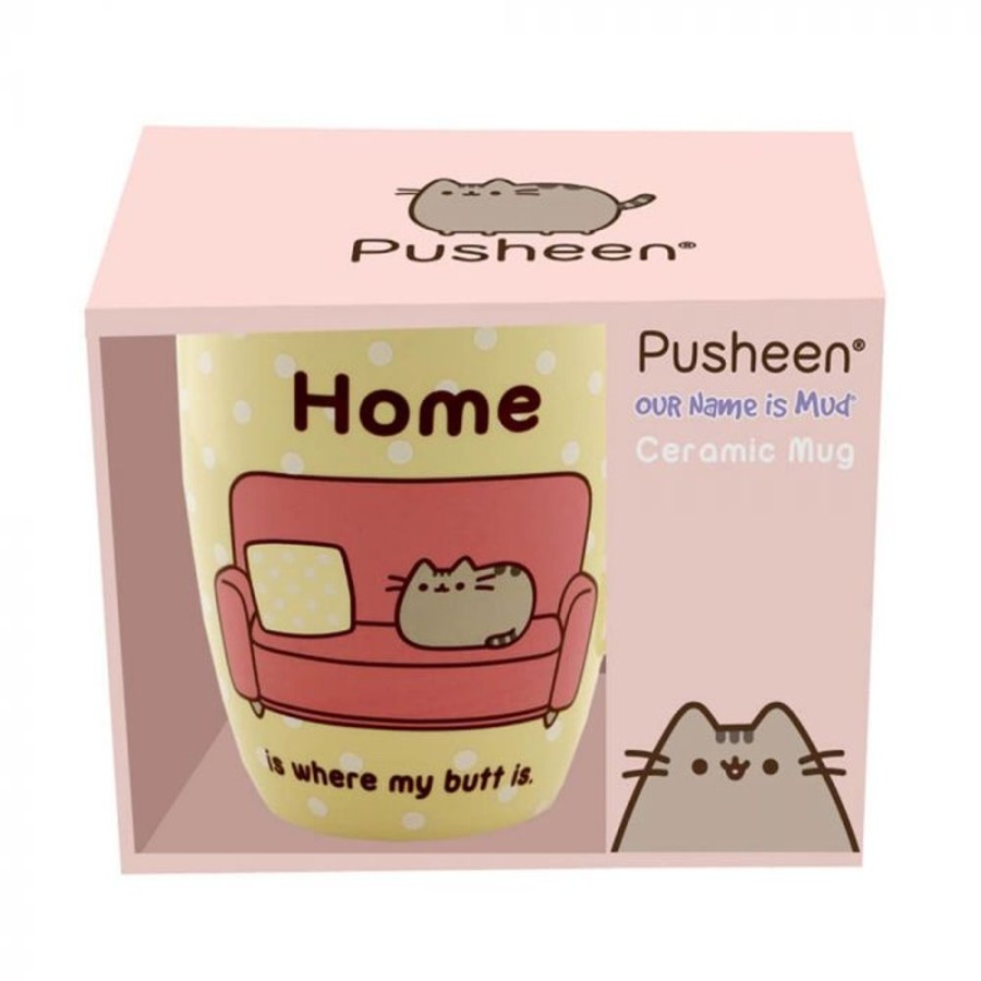 Food & Drinks PUSHEEN | Pusheen 'Home Is Where My Butt Is' Mug