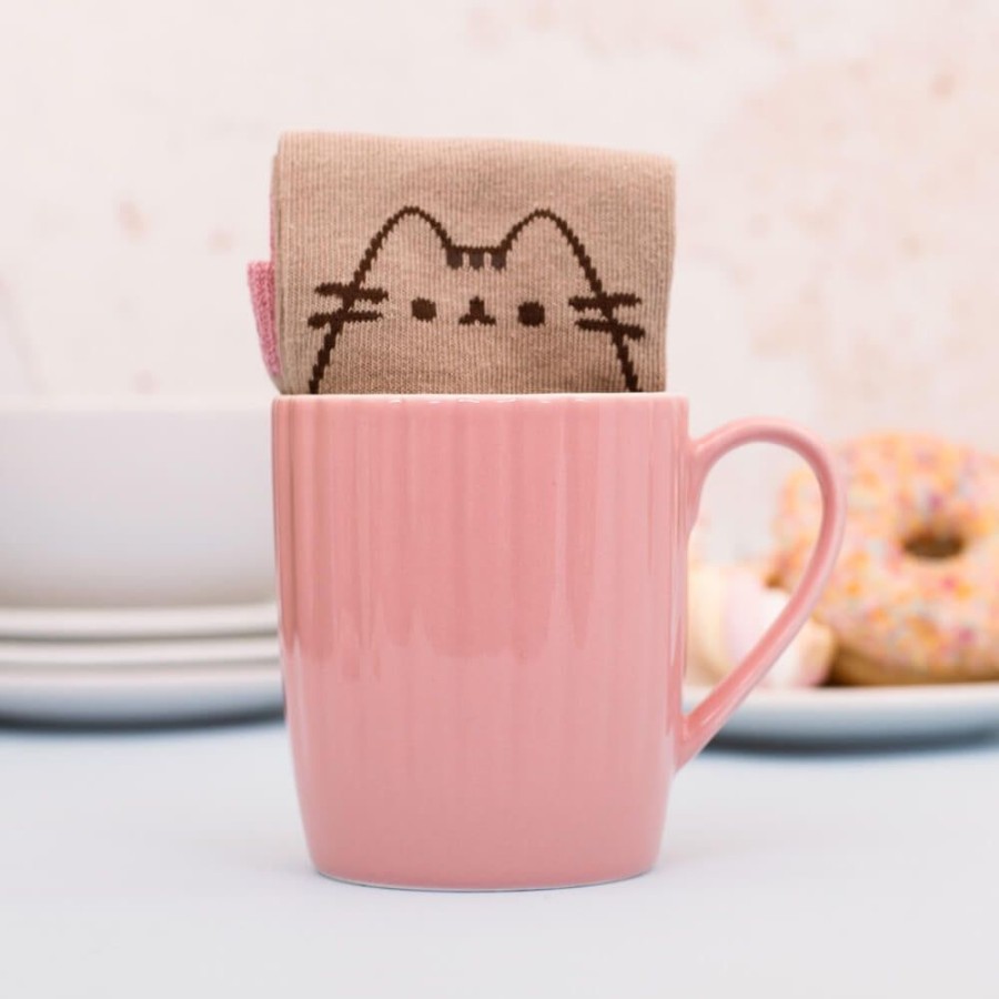 Food & Drinks PUSHEEN | Pusheen Sock In A Mug - Pink