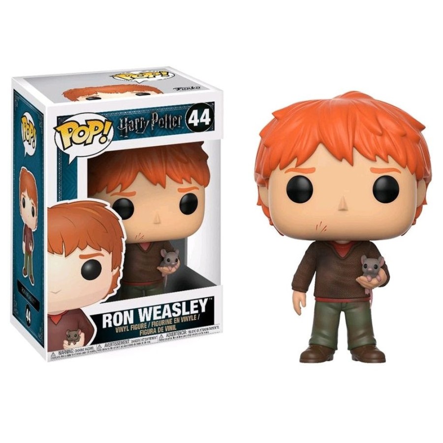 Popculture Harry Potter | Harry Potter - Ron Weasley With Scabbers Pop! Vinyl