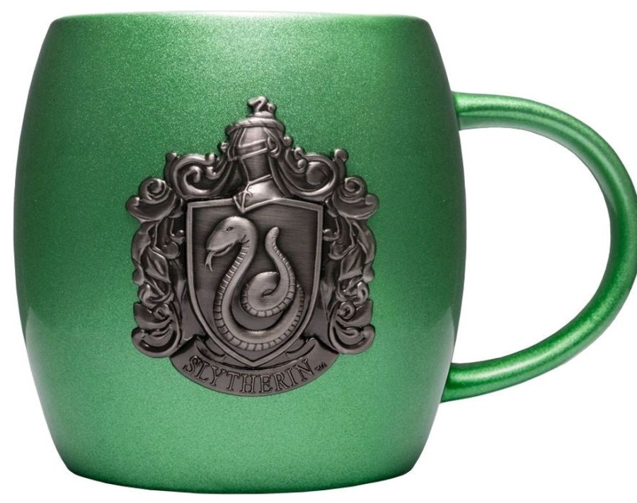 Popculture Ikon Collectables | Harry Potter - Slytherin Metallic Crest Mug