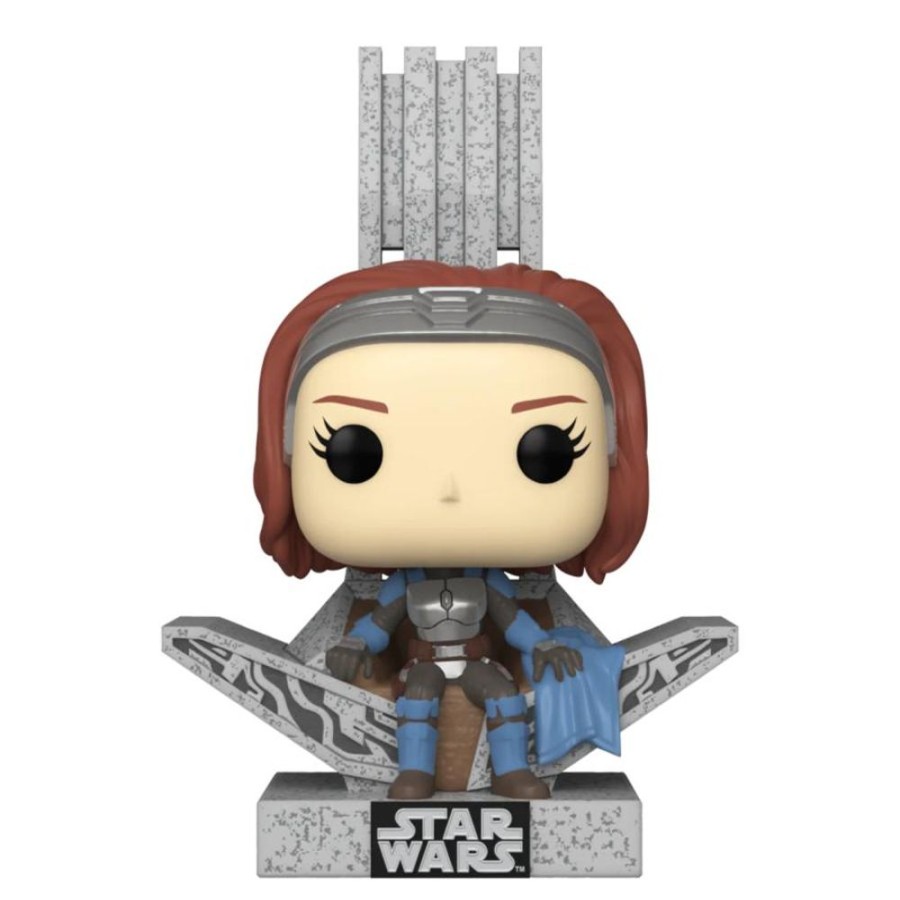 Popculture Funko | Star Wars: The Mandalorian - Bo-Katan Kryze On Throne Pop! Deluxe