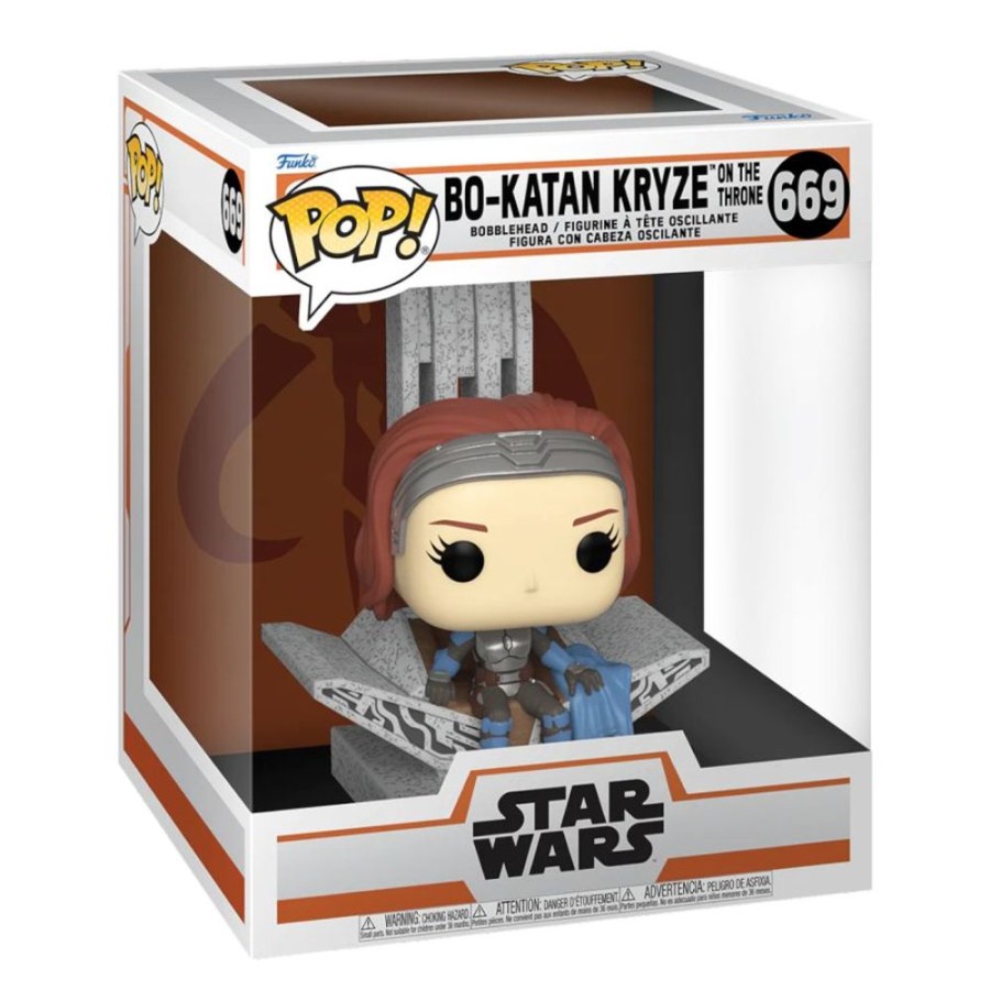 Popculture Funko | Star Wars: The Mandalorian - Bo-Katan Kryze On Throne Pop! Deluxe