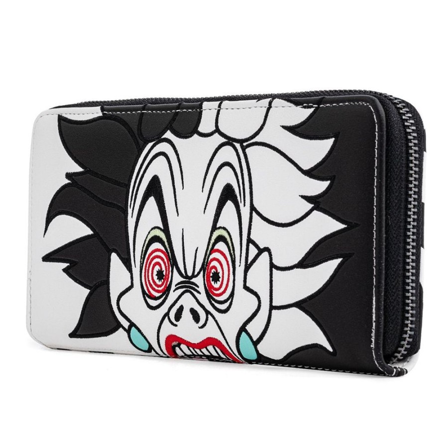 Loungefly Loungefly | 101 Dalmatians - Cruella De Vil Spots Zip Purse