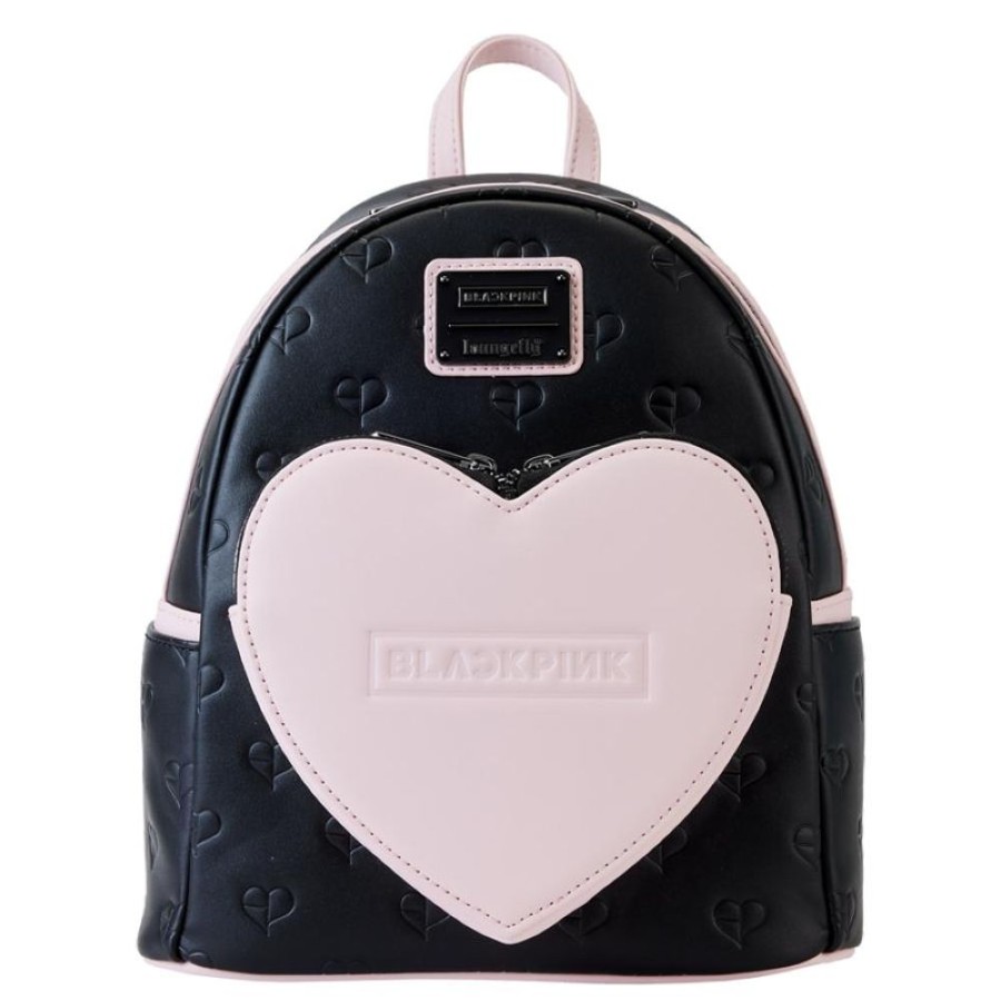 Fashion Loungefly | Blackpink - All-Over-Print Heart Mini Backpack