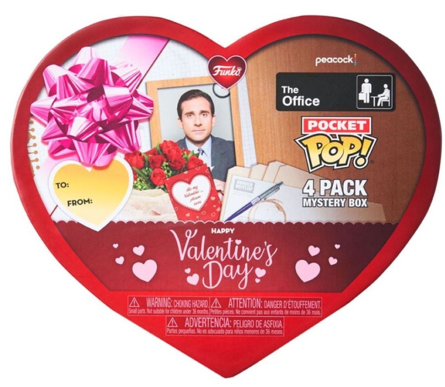 Popculture Funko | The Office - Valentines Day Us Exclusive Pocket Pop! 4-Pack [Rs]