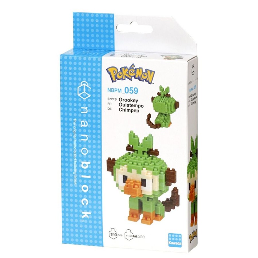 Toys kawada Pokemon Nanoblocks | Grookey Nanoblock