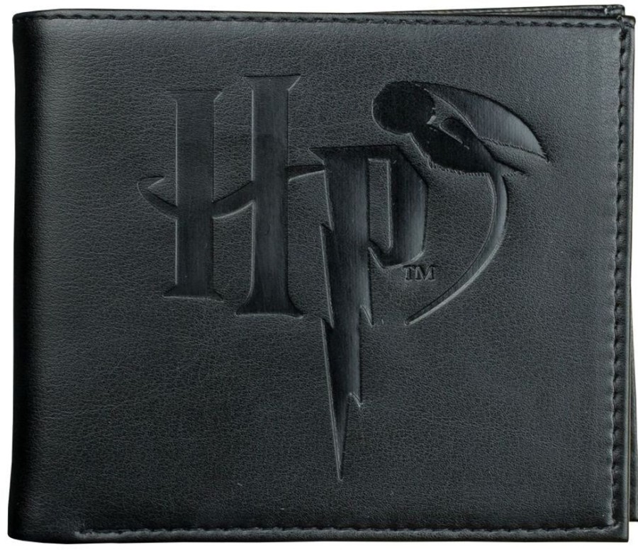 Popculture DC Comics | Harry Potter - Logo Embossed Black Wallet